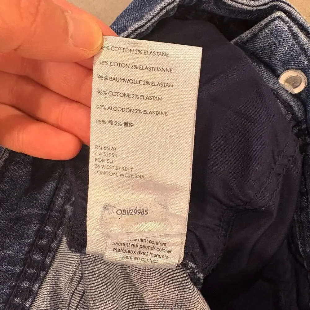 Anthropologie Pilcro and The Letterpress Slim Boyfriend Shorts Denim Women's 32 - Picture 5 of 7